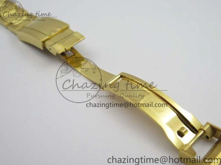 MiroTime 0306 Daytona 116589RBOW YG Rainbow Crystal BLF Best Edition Black Dial on YG Bracelet A SmoothTexture 3175